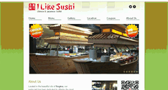 Desktop Screenshot of ilikesushibuffet.com